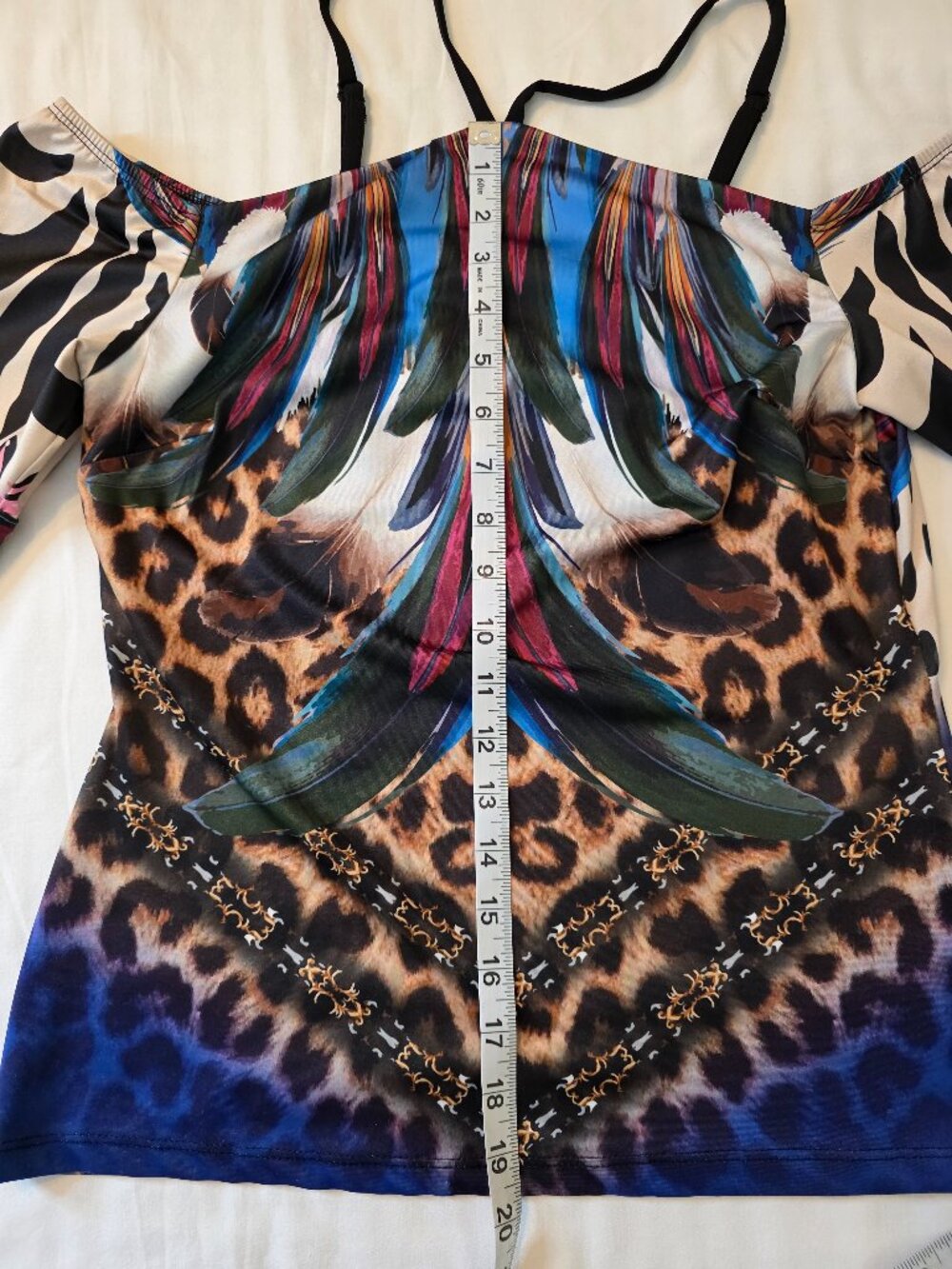 Venus Bohemian Style Off Shoulder Blouse, Size Medium - Picture 4 of 8